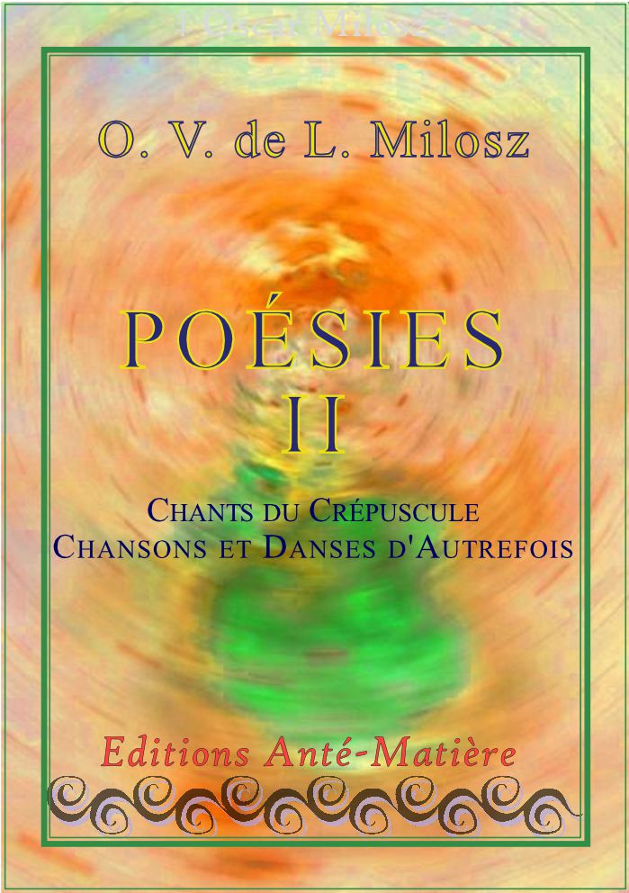 Livre ebook O. V. de L. Milosz poésie tome 2